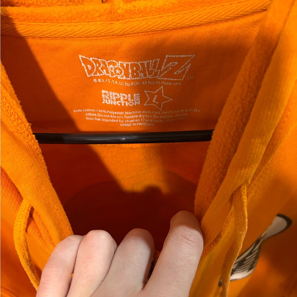 Ripple Junction Dragon Ball Z Orange Hoodie - Picture 5 of 10